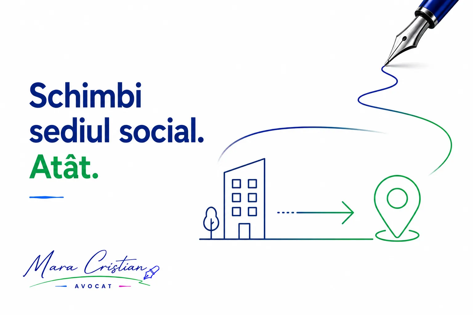 Infografic: schimbi sediul social al firmei